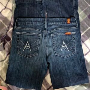 7 for all mankind A pocket jeans sz 27